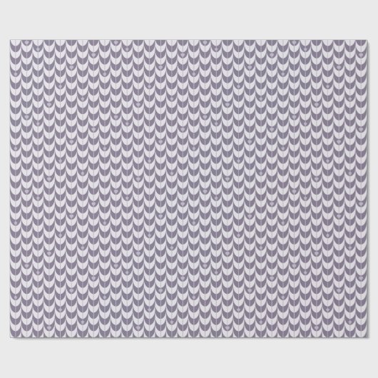 Retro Scallop Geometric Pattern Cadeaupapier (Vlak)