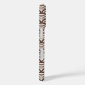 Retro Scallop Schaal Boog Chocolade Bruin Case-Mate iPhone Case (Achterkant / Rechts)