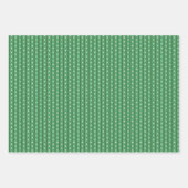 Retro Scandi Christmas Ornaments - Green Red Pink Inpakpapier Vel (Voorkant 3)