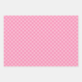 Retro Scandi Christmas Ornaments - Green Red Pink Inpakpapier Vel (Voorkant 2)