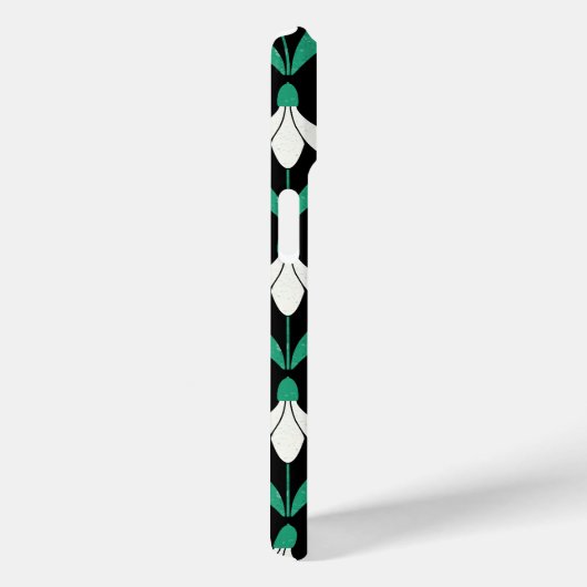 Retro Scandi Mid Century Modern Sneeuwdruppelpatro Case-Mate iPhone Case (Achterkant / Rechts)