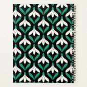 Retro Scandi Mid Century Modern Sneeuwdruppelpatro Planner (Achterkant)
