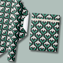 Retro Scandi Mid Century Modern Sneeuwklokje patro