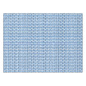 Retro Scandinavian Blue Pattern Tafelkleed (Voorkant (Horizontaal))