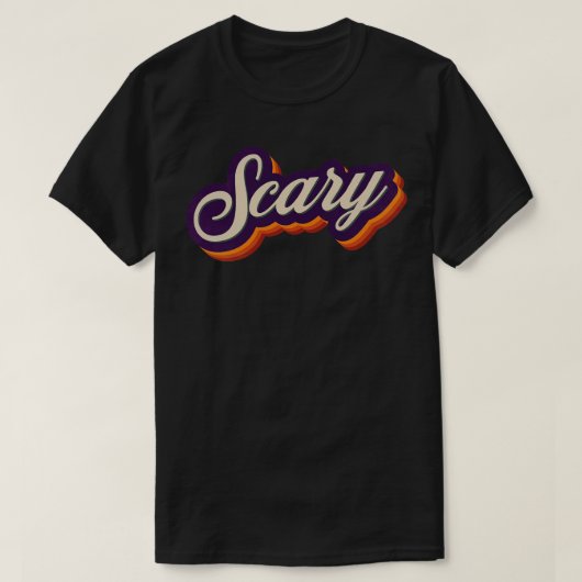 Retro Scary T-shirt (Design voorkant)