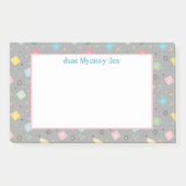 Retro Scattered Atomic Star Explosions Patroon Post-it® Notes (Voorkant)