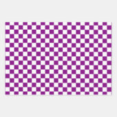 Retro schaakpatroon 1960s 2 inpakpapier vel (Voorkant 3)