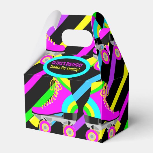 Retro-Schaats Bedankdoosjes (Achterkant)