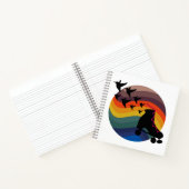 Retro Schaats gratis Notitieboek (Binnen)