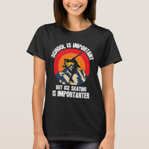 Retro Schaatsen Wintersport Skiën Schaats Vintage T-shirt