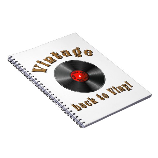 Retro Schallplatte, Vinyl, , Oldie Notitieboek (Rechterzijde)