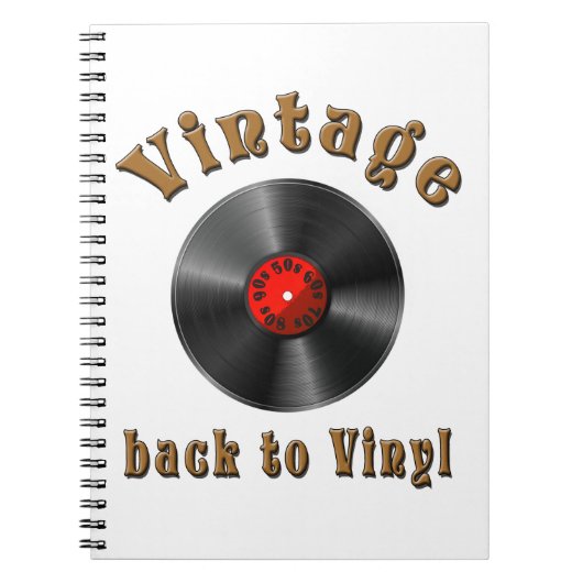 Retro Schallplatte, Vinyl, , Oldie Notitieboek (Voorkant)