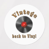 Retro Schallplatte, Vinyl, Vintage, Oldie Labels (Design 2)