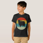 Retro schapen t-shirt (Voorkant volledig)