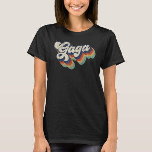Retro Schattig Gaga Oma Beste Gaga Ooit Moederdag T-shirt