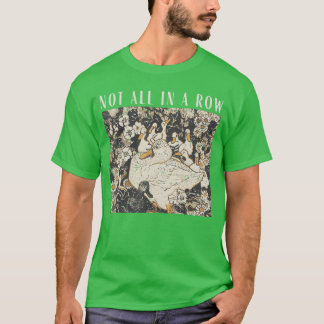 Retro Schattig Niet Allemaal op een Rij Grappige M T-shirt