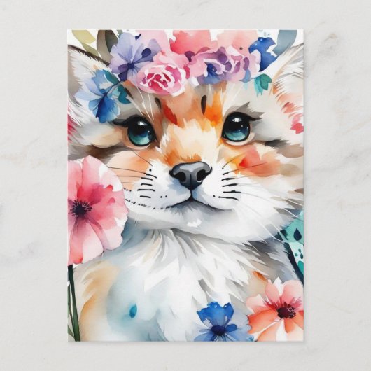 retro schattig ontwerp voor kinderen briefkaart (Voorkant)