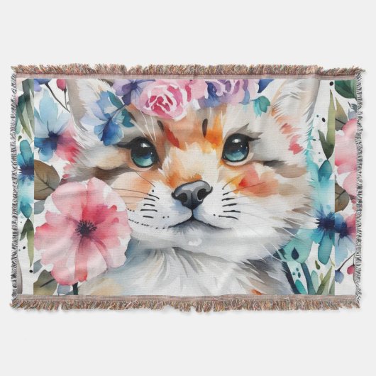  retro schattig ontwerp voor kinderen deken (Voorkant)