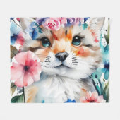  retro schattig ontwerp voor kinderen fleece deken (Voorkant (Horizontaal))