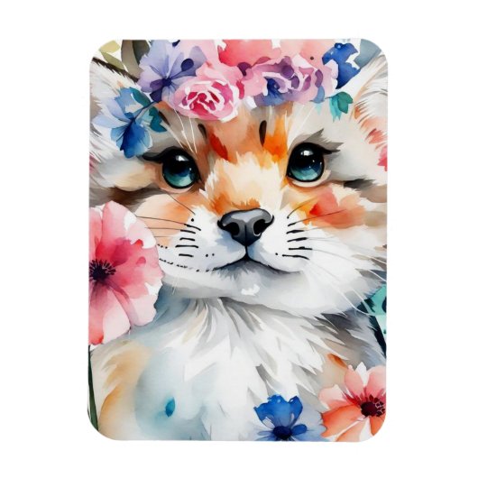  retro schattig ontwerp voor kinderen magneet (Verticaal)