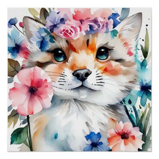 retro schattig ontwerp voor kinderen perfect poster (Voorkant)