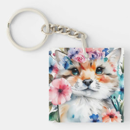  retro schattig ontwerp voor kinderen sleutelhanger