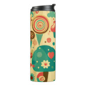 retro schattig ontwerp voor kinderen thermosbeker (Gedraaid links)