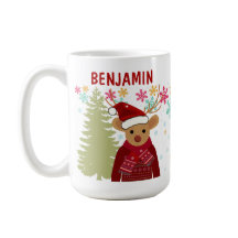 Retro Schattig Rudolph De Roodneus Rendier Kerstmi