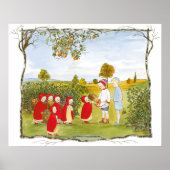 Retro Schattig Weiland Kinderen en Baby's Poster (Voorkant)