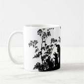 Retro Schattige Dieren Pasen Koffiemok (Links)