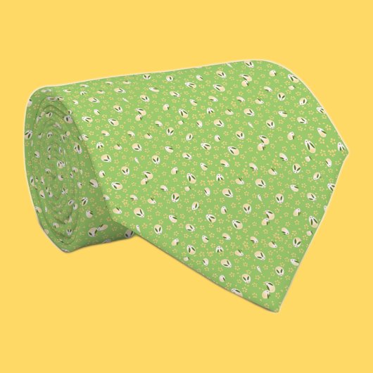 Retro Schattige Dieren Pasen Stropdas