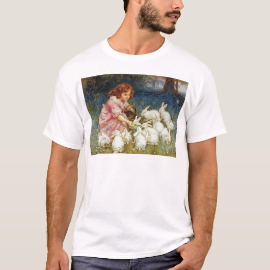 Retro Schattige Dieren Pasen T-shirt (Voorkant)
