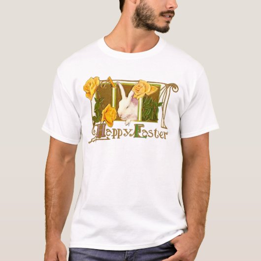 Retro Schattige Dieren Pasen T-shirt (Voorkant)