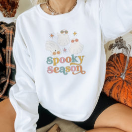 Retro Schattige Ghost Halloween Sweatshirt