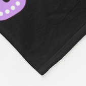 Retro Schattige Ghost Teacher Halloween Librarian Fleece Deken (Hoek)