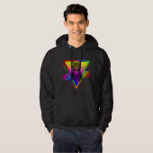 Retro Schattige Kat Hoodie (Voorkant volledig)