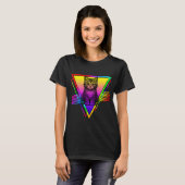 Retro Schattige Kat T-shirt (Voorkant volledig)