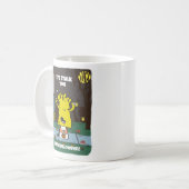 Retro Schattige Monster Halloween Mok (Voorkant links)