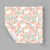 Retro Schattige Roze Wildflower Daisy Kinder Cadeaupapier