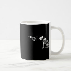 Retro Schattige Skeleton Hand Boop Dog Funny Hallo Koffiemok