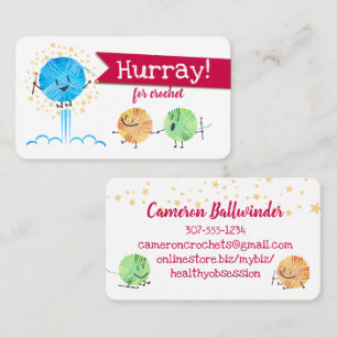 Retro schattige springkrabbetjes visitekaartje