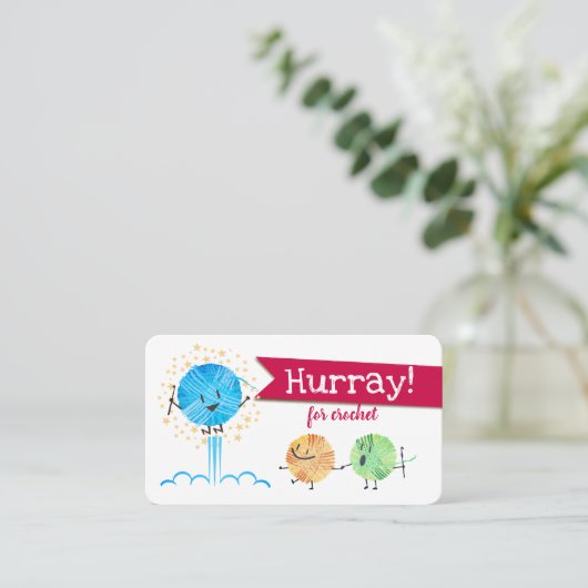 Retro schattige springkrabbetjes visitekaartje (Staand voorkant)