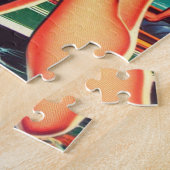 Retro Schattige Zomermeisje Legpuzzel (Zijkant)