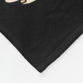 Retro Schattigee Ghost Valentijnsdag Vrouwen Manne Fleece Deken (Hoek)