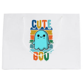 Retro  Schattigee Halloween Ghost Groot Cadeauzakje