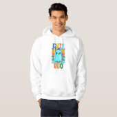 Retro  Schattigee Halloween Ghost Hoodie (Voorkant volledig)