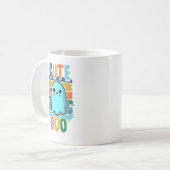 Retro  Schattigee Halloween Ghost Koffiemok (Voorkant links)