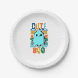 Retro  Schattigee Halloween Ghost Papieren Bordje