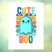 Retro  Schattigee Halloween Ghost Raamsticker (Vel 3)