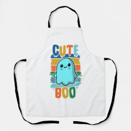 Retro  Schattigee Halloween Ghost Schort